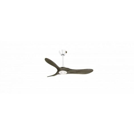 Ouray de Klassfan - Ventilateur de plafond et destratificateur moteur DC Blanc pales bois gris 10 à 20 m² OurayDC4P7Gr106 (1/5)
