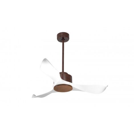 Modulo de KlassFan - Ventilateur de plafond DC sans Lumière Blanc et couleur Bois,thermostat idéal pour 15 à 25 m² (1/5)