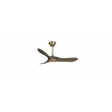 Ouray de Klassfan - Ventilateur de plafond et destratificateur moteur DC Laiton pales bois noir 10 à 20 m² OurayDC5P7Gr106 (1/5)