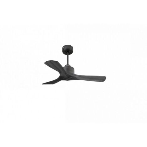 Modulo Slim de Klassfan - Ventilateur de plafond et destratificateur moteur DC basalte et bois sombre 10 à 20 m² (1/5)