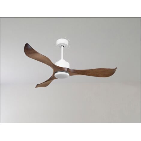Modulo de KlassFan - Ventilateur de plafond Lumière Dimmable blanc bois clair idéal de 25 à 40 m KLDC4P5SW166l2wi (1/5)