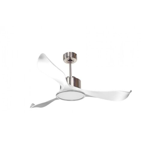 Modulo de KlassFan - Super déstratificateur d'air,avec Lumière,thermostat,Chrome et Blanc,idéal 70 à 90 m² DC3P2WiL2Ch (1/5)