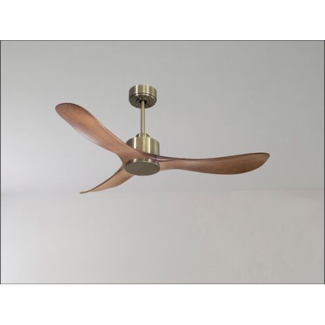 Modulo Low Profile Regular - un ventilateur pour plafond bas , DC 132 cm Blanc pales abs noir sans Lumière 20 à 40 m² (1/5)