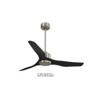 Modulo de KlassFan - Super déstratificateur d'air avec thermostat et wifi, noir et chrome pour 50 à 90 m² KLDC3P4BKTemp