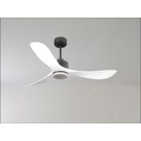 Modulo de KlassFan - Ventilateur de plafond avec Lumière,gris basalt bois foncé,thermostat,idéal 25 à 40 m²KLDC1P5DW132L1Bk