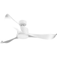 Modulo de KlassFan - Super déstratificateur d'air, blanc avec Lumière idéal pour 50 à 90 m² KLDC4P2WiL2Wi