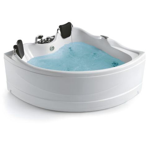Baignoire balnéo d'angle 150x150 cm VENISE GAUCHE IMASSAGE