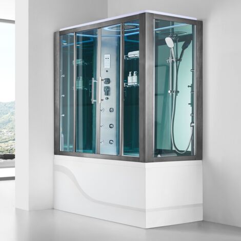 Baignoire balnéo douche hammam OMEGA 150 GAUCHE (1/5)
