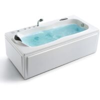 Baignoire balnéo rectangulaire 170x80 cm ANGEL DROITE IMASSAGE