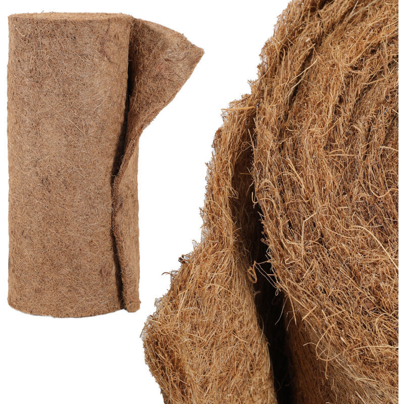 Fibra Di Cocco 2 Pezzi 40 Cm, Con 10 Etichette Per Piante E 10 Fascette Da Giardino Supporto Per Piante Rampicanti 1 X Velcro 91593483