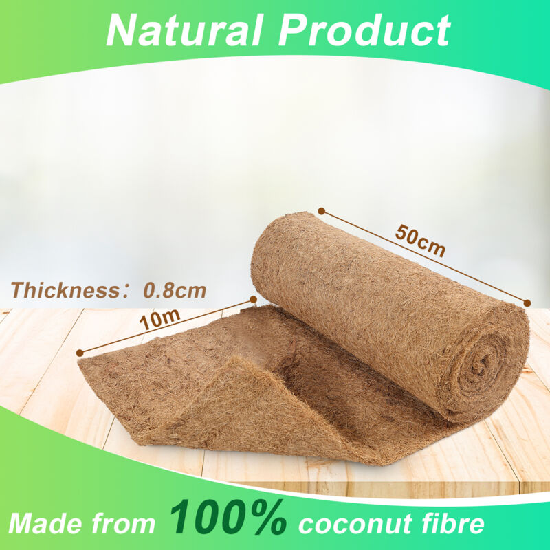 Homéa Testa Scopa In Fibra Di Cocco - 29cm Per Esterno Con Manico In Legno - Foto 7