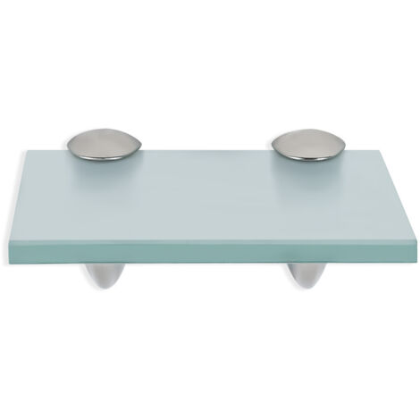 Mensola Da Parete In Vetro Trasparente 50 X 10 Cm 8 Mm Mensola Da Bagno Vetro Temperato E Alluminio 92578113
