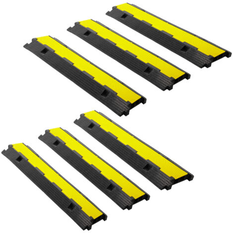 SWANEW 6 pezzi cavo ponte 2 canali protezione antiurto cavo canale 100cm cavo tunnel (1/5)