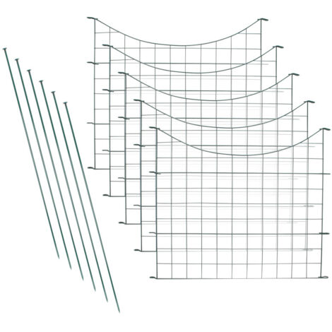 Recinzione per stagno ad arco superiore recinzione da giardino recinzione verde mesh metallo