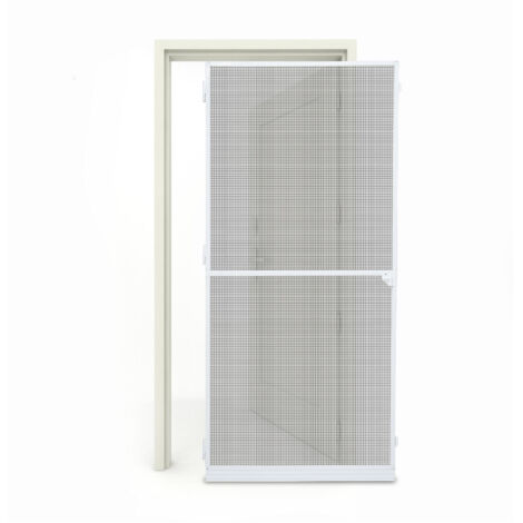 SWANEW Porta zanzariera telaio in alluminio garza schermo protezione UV impermeabile 120x240CM