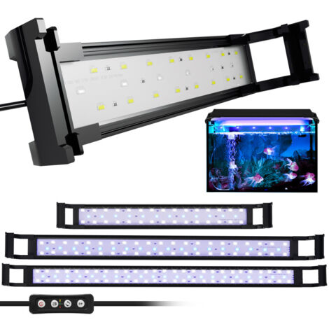 SWANEW 45-60cm, luce dell'acquario del LED, luce del serbatoio di pesce del LED