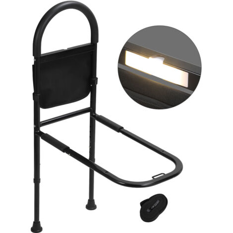 SWANEW Aiuto in piedi Ringhiera del letto per la sicurezza degli anziani Aiuto in piedi Maniglia del letto Luce sensore Ringhiera del letto regolabile in altezza luce sensore (1/5)