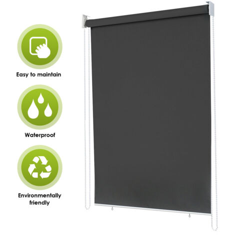 SWANEW Consapevolezza del servizio 180 x 140 cm di tenda da sole balcone per la protezione solare. la migliore tenda verticale UV. il parabrezza e lo schermo della privacy. realizzato in metallo e pol