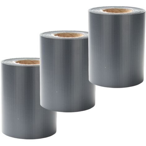 SWANEW Strisce privacy, PVC, strisce paravento, tappeto a doppia asta 70mx3 Grigio (1/5)