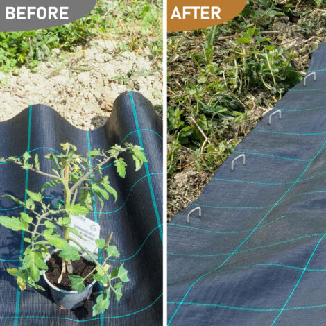 6 Picchetti Da Giardino A U 30 Cm In Acciaio Zincato - Ancoraggi A Terra Per Tende, Trampolini, Tettoie, Recinzioni - 3