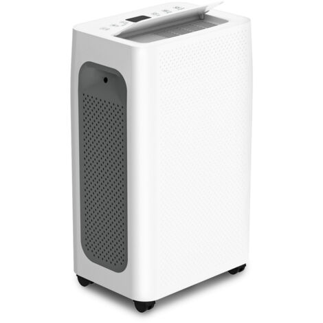 alfda AEF2000 W, deumidificatore 20 l/giorno, con controllo app, deumidificatore fino a 40 m² contro muffa e umidità, funzione swing, modalità lavanderia, serbatoio da 5,5 l, tubo di drenaggio