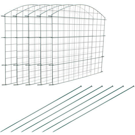 Randaco Kit recinzione per laghetto Kit recinzione per laghetto sotto l'arco recinzione per giardino arco superiore