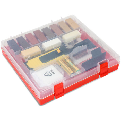 SWANEW Kit di riparazione per piastrelle. kit di riparazione per laminati da 17 pezzi per tutti i tipi di superfici in laminato e legno. piani di lavoro (1/5)