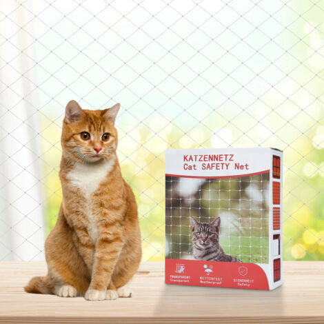 SWANEW Rete per gatti Altri accessori per gatti Gatti Rete di protezione per gatti resistente alle intemperie Rete di protezione per giardini Rete per balconi 3x8m