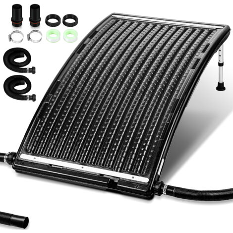 SWANEW Riscaldatore solare per piscina - Riscaldatore solare per piscina a collettore solare - 110x65 cm - Connessione Ø32-40mm - Riscaldatore solare per piscina - Riscaldatore per piscina - Pannello