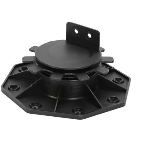 Randaco Stelzlager 10 pezzi Altezza regolabile 30mm-60mm per assi di terrazza fuori dalla plastica. Passa terrazza in alluminio in alluminio in alluminio e magazzino in legno piastra a terrazza regola
