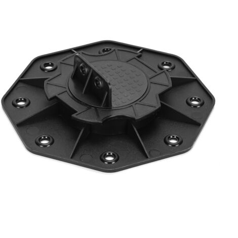 Randaco Base di appoggio per terrazzo regolabile con piedistallo di livellamento cuscinetto base base per legno WPC 18-30 mm 30 pezzi
