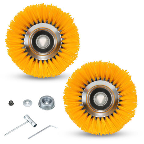 SWANEW Spazzola per erbacce 1-2pcs altro accessorio spazzola in nylon per tosaerba 25.4x200mm -Confezione da 2 (1/5)