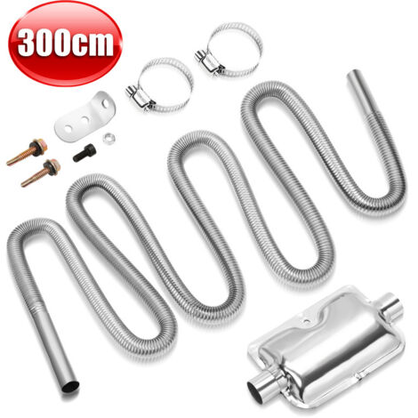 Set di tubi di scarico diesel da 75 mm, tubo a T per riscaldatore, accessori riscaldatore