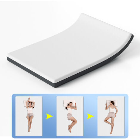SWANEW Materasso Premium Ergonomico in Schiuma Fredda 160 x 200 x 16 cm Alta Traspirabilità, Riduzione dello Stress, H3 Comfort per il Miglior Sonno (1/5)