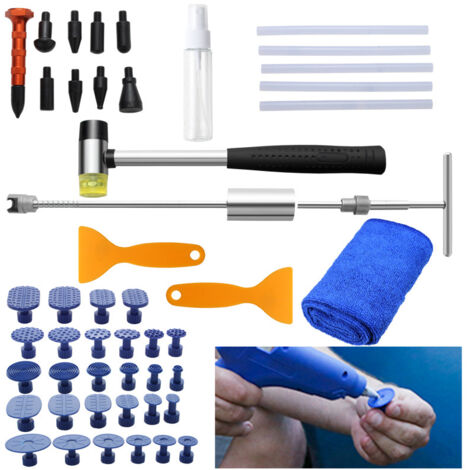 SWANEW 48x strumento di rimozione ammaccatura estrattore kit di riparazione ammaccatura martello scorrevole rimozione ammaccatura auto (1/5)