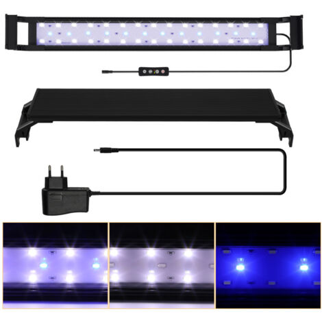 SWANEW Blu bianco LED acquario luce pesce pianta lampada. 75-90cm. 20W