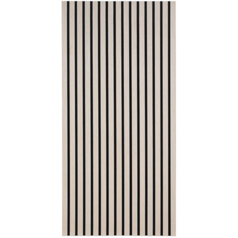 SWANEW Pannello acustico Rivestimento murale in MDF Pannello murale acustico naturale Pannelli murali moderni 120x60x2,1 cm Legno di quercia