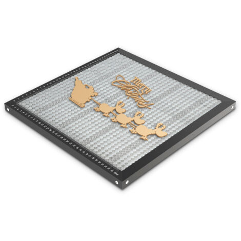 SWANEW Tavolo da lavoro a nido d'ape Tavolo da lavoro per macchina per incisione laser Pannello a nido d'ape in lega di alluminio 400 x 400 x 22 mm (1/5)