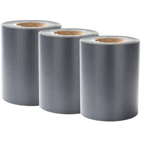 SWANEW Strisce privacy, PVC, strisce paravento, tappeto a doppia asta 70mx3 Grigio (1/5)