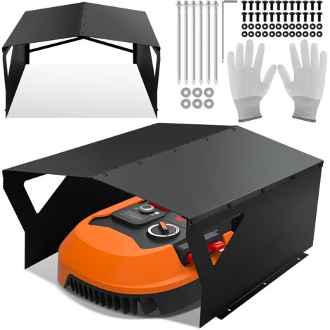 SWANEW Tetto robotico del garage del tosaerba 786034CM Protezione UV. Protezione tetto robotico tosaerba protezione pioggia tosaerba robot