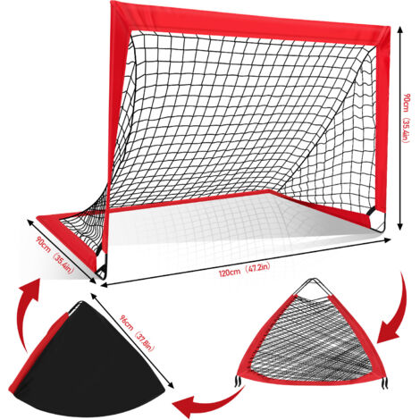 vidaXL Porte da calcio per bambini 2 pezzi con pallone