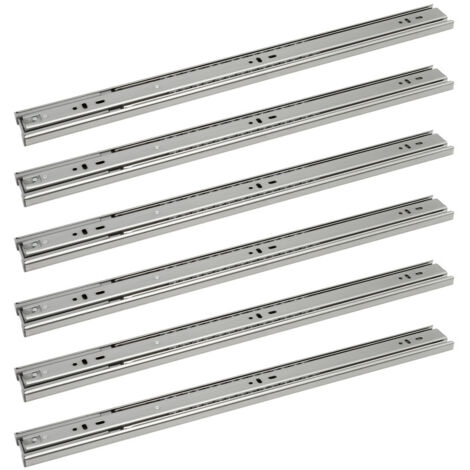 SWANEW 1-10 coppie Guide per cassetti di mobili. Guide per cassetti con cuscinetti a sfera ad estrazione totale. 45kg/45kg 550mm