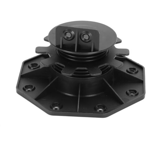 Randaco Stelzlager 50 pezzi Altezza regolabile 30mm-60mm per assi di terrazza fuori dalla plastica. Passa terrazza in alluminio in alluminio in alluminio e magazzino in legno piastra a terrazza regola