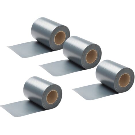 SWANEW Strisce privacy, PVC, strisce paravento, tappeto a doppia asta 50mx4 Grigio (1/5)