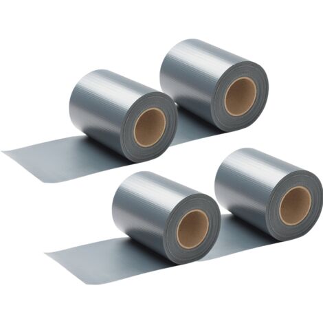 SWANEW Strisce privacy, PVC, strisce paravento, tappeto a doppia asta 35mx4 Grigio (1/5)
