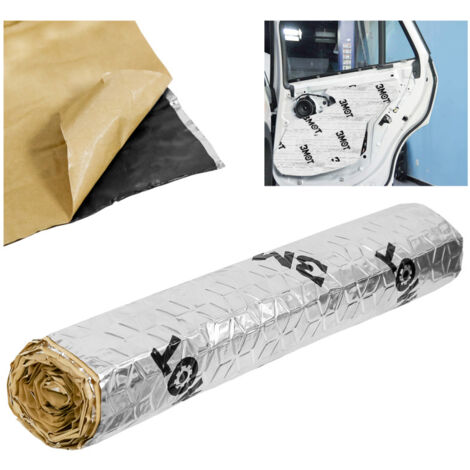 SWANEW 50x200cm materassino isolante auto isolamento del veicolo vano motore 1qm isolamento portiera dell'auto 1m²