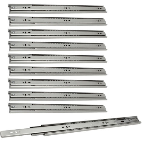 SWANEW 1-10 coppie Guide per cassetti. Guide per cassetti con cuscinetti a sfera Chiusura dolce e silenziosa. 35kg/45kg 600mm