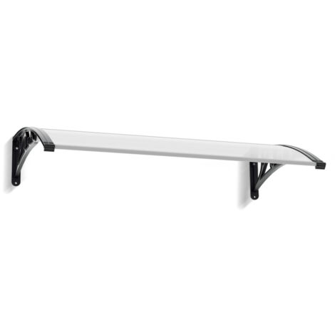 SWANEW 100 x 150 cm Tettoia per porta Tettoia per porta d'ingresso marquise per terrazza