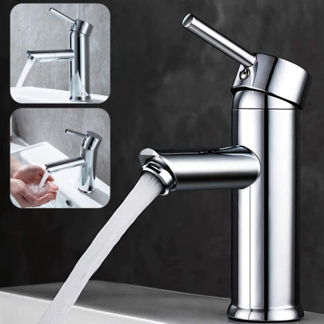 Miscelatore lavabo cromato - Habu