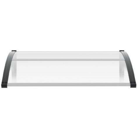 SWANEW 100 x 120 cm Tettoia per porta Tettoia per porta d'ingresso marquise per terrazza